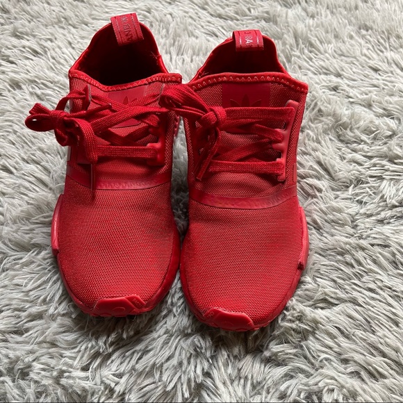 Adidas NMD all red size 5.5 - Picture 2 of 6
